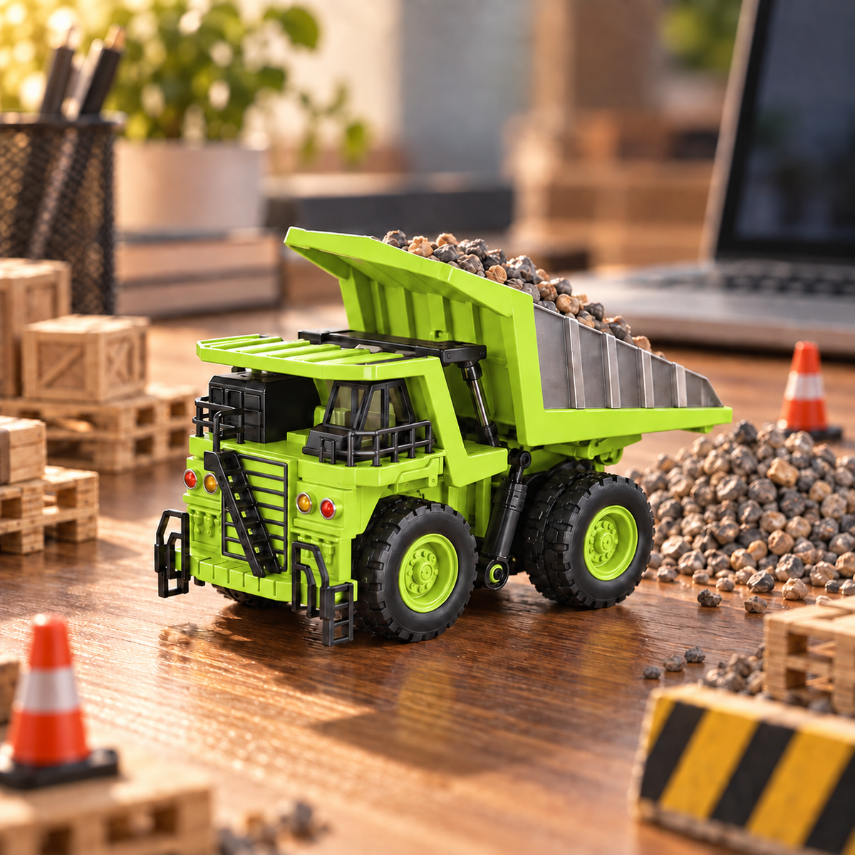 Mini RC Dump Truck, 1:64 Scale | Tiny Torquez