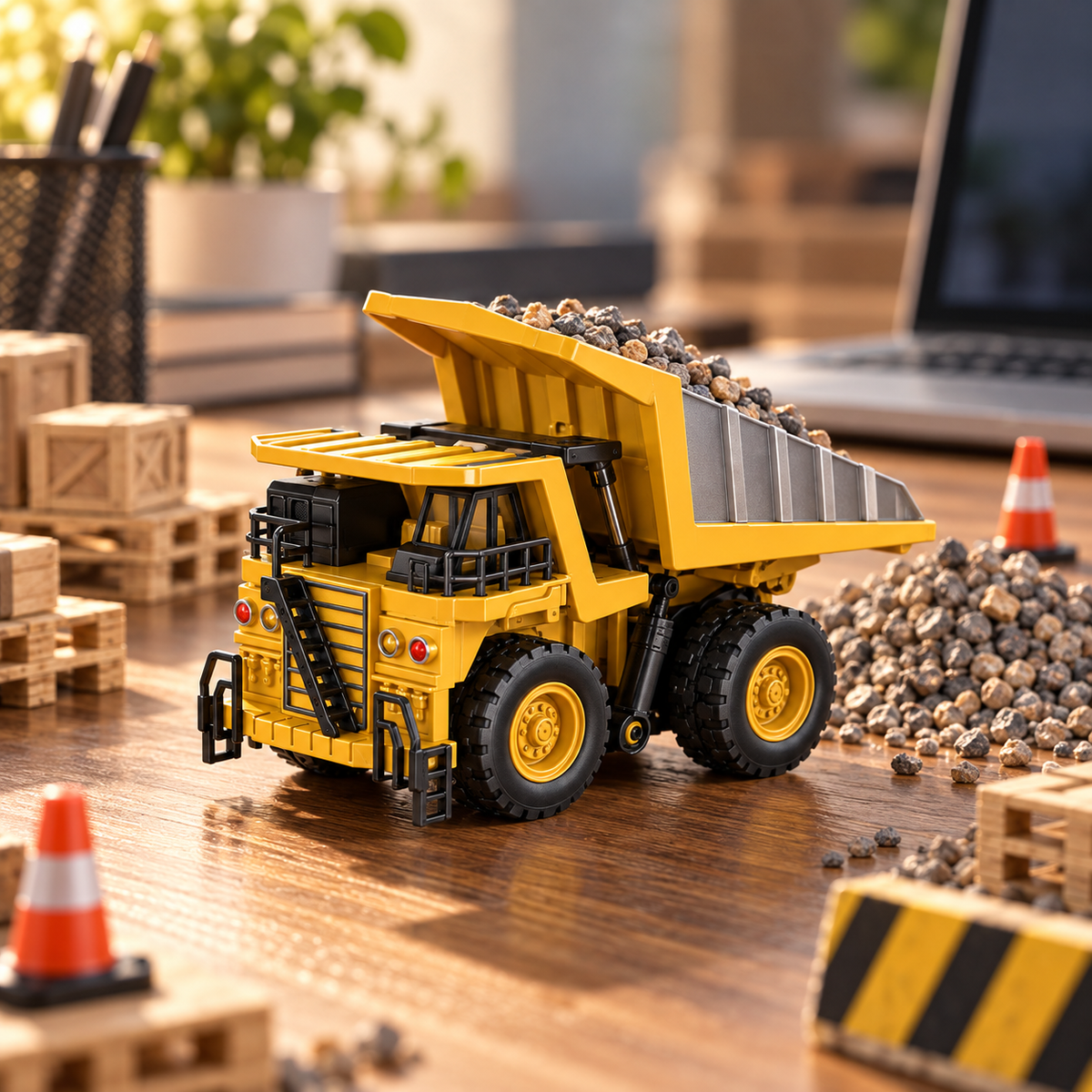 Mini RC Dump Truck, 1:64 Scale | Tiny Torquez