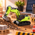 Mini RC Excavator, 1:64 Scale | Tiny Torquez