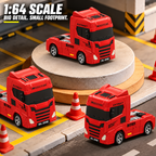 Red & Black Mini RC Truck & Trailer | Tiny Torquez
