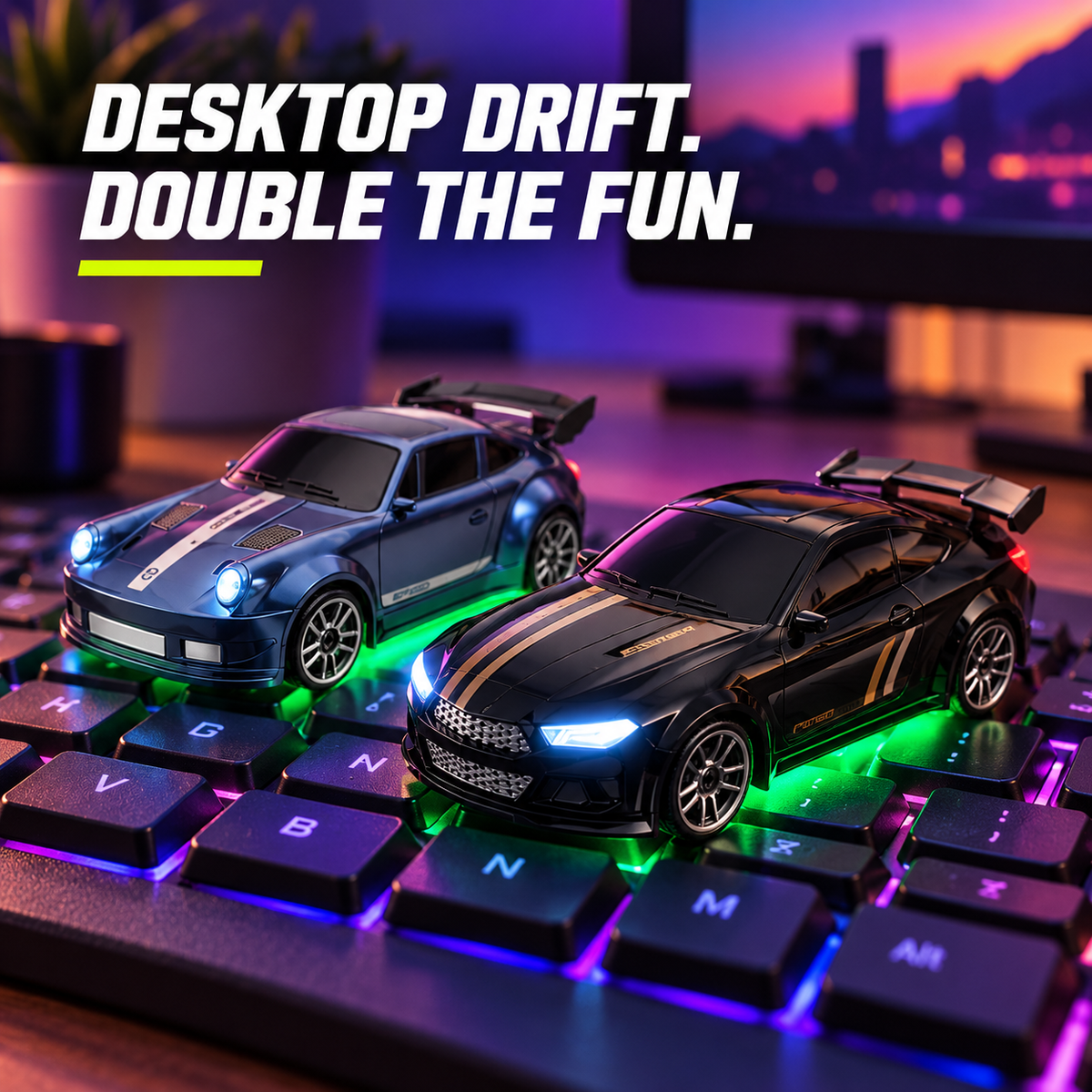 Mini RC RWD Drift Car, 1:64 Scale | Tiny Torquez
