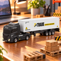 Black & White Mini RC Truck & Trailer | Tiny Torquez