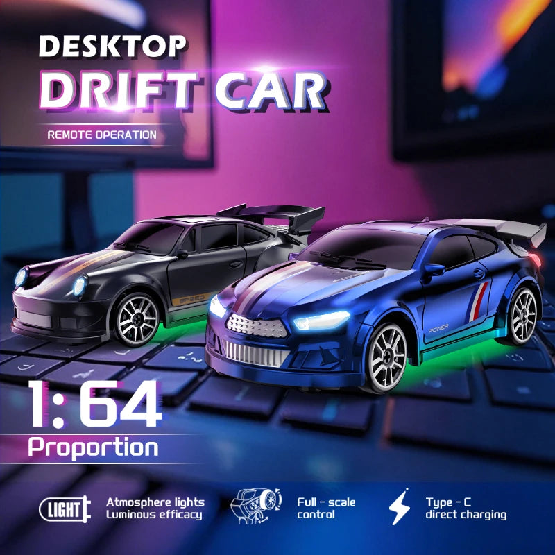 Mini RC RWD Drift Car, 1:64 Scale | Tiny Torquez