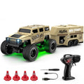 1: 64 Mini Climbing Remote Control Car With Trailer Full Scale Off-road Vehicle Children Toy Model Christmas Gift