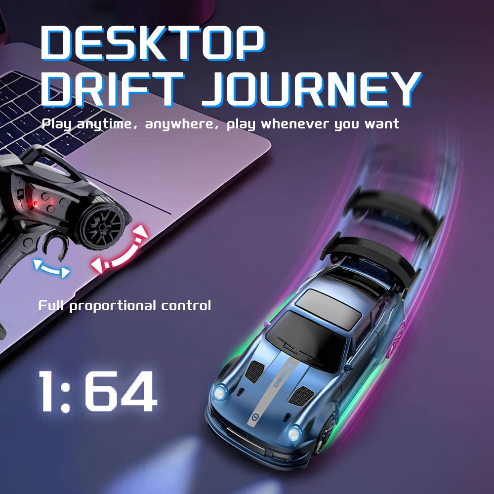 Mini RC RWD Drift Car, 1:64 Scale | Tiny Torquez