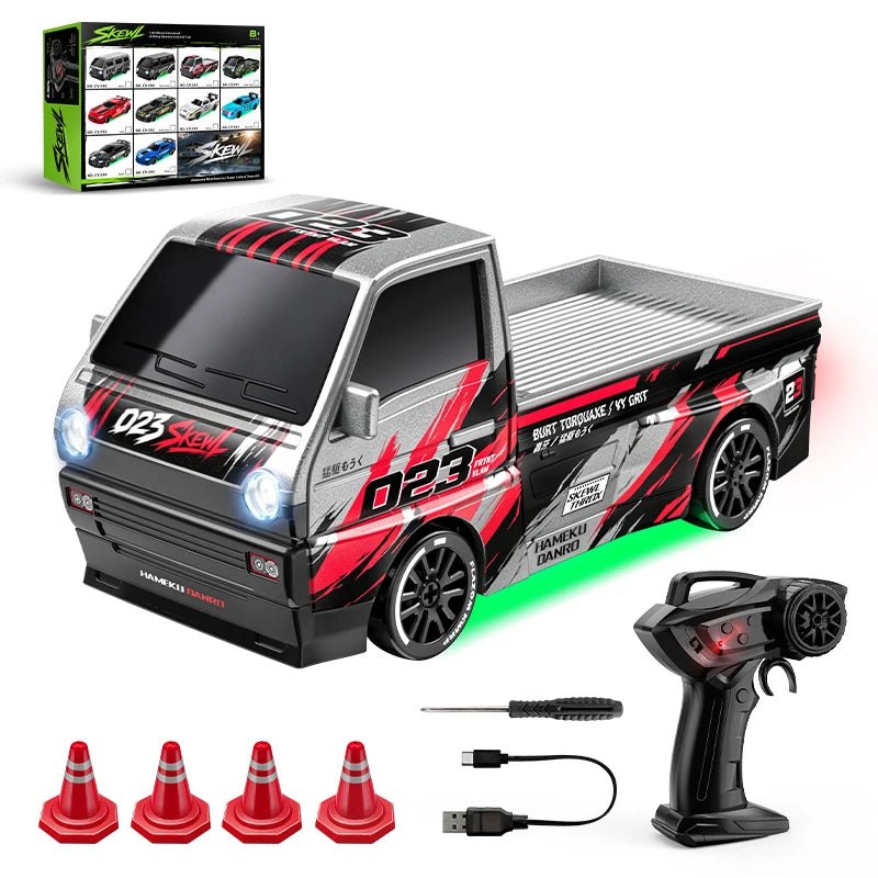 1:64 Desktop Drift Racing Car, 4WD Cool Mini Stunt RC Drift Car With Rechargeable Battery, Holiday Gift For Kids