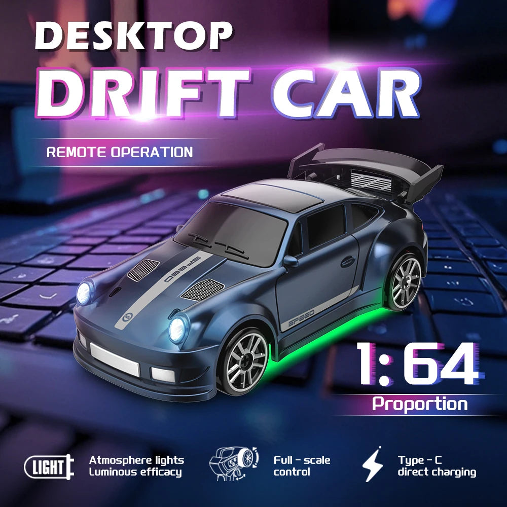 Mini RC RWD Drift Car, 1:64 Scale | Tiny Torquez