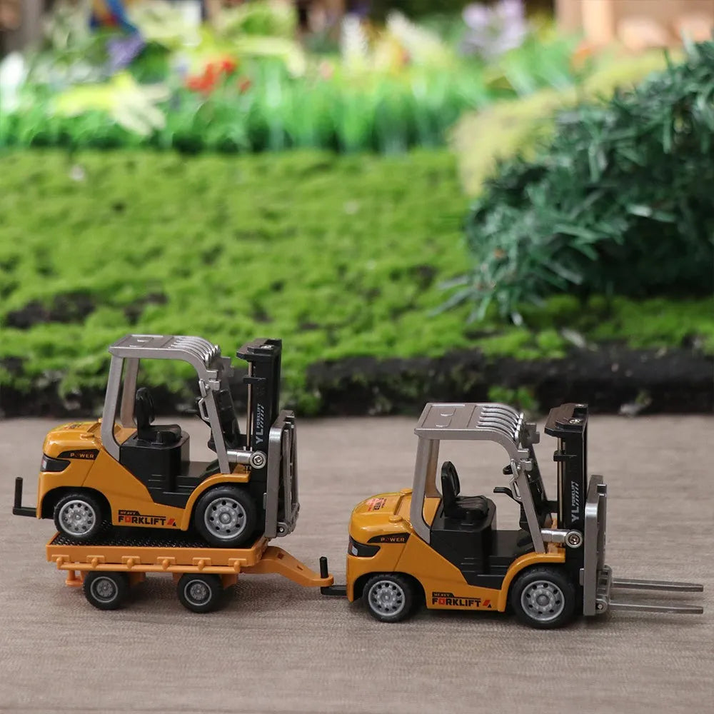 Full Proportion Remote Control Forklift Variable Speed Lighting Effects Alloy Forklift 2.4g Remote Sound Effects Rc Forklift