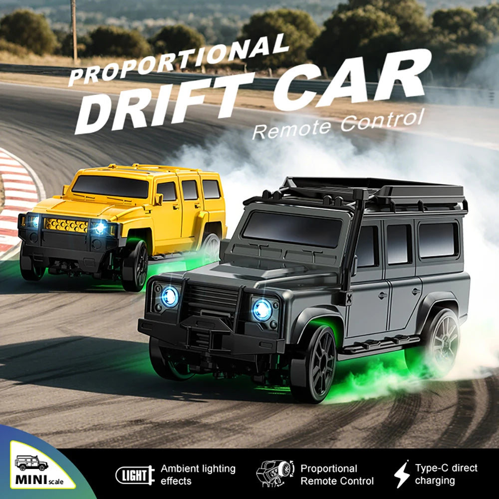 Mini RC RWD Drift Car, 1:64 Scale | Tiny Torquez