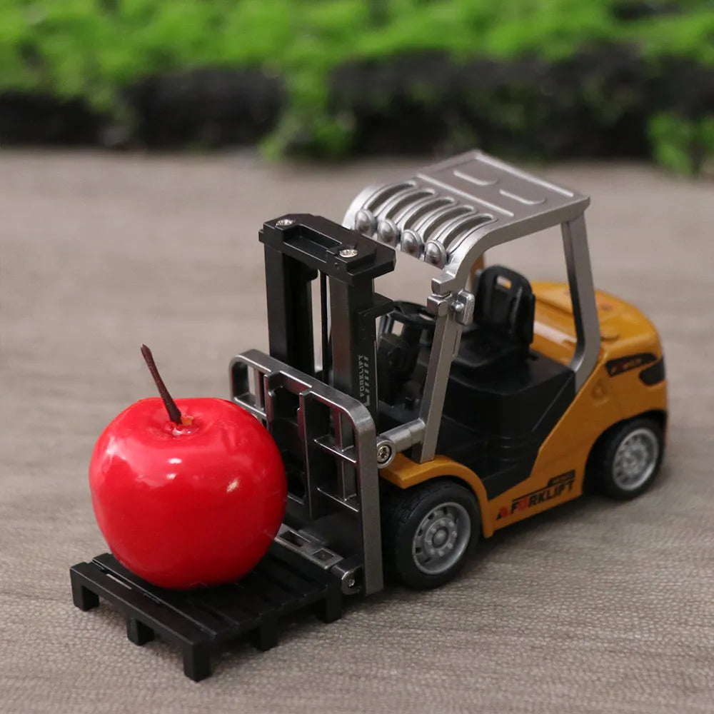 Full Proportion Remote Control Forklift Variable Speed Lighting Effects Alloy Forklift 2.4g Remote Sound Effects Rc Forklift
