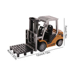 Full Proportion Remote Control Forklift Variable Speed Lighting Effects Alloy Forklift 2.4g Remote Sound Effects Rc Forklift