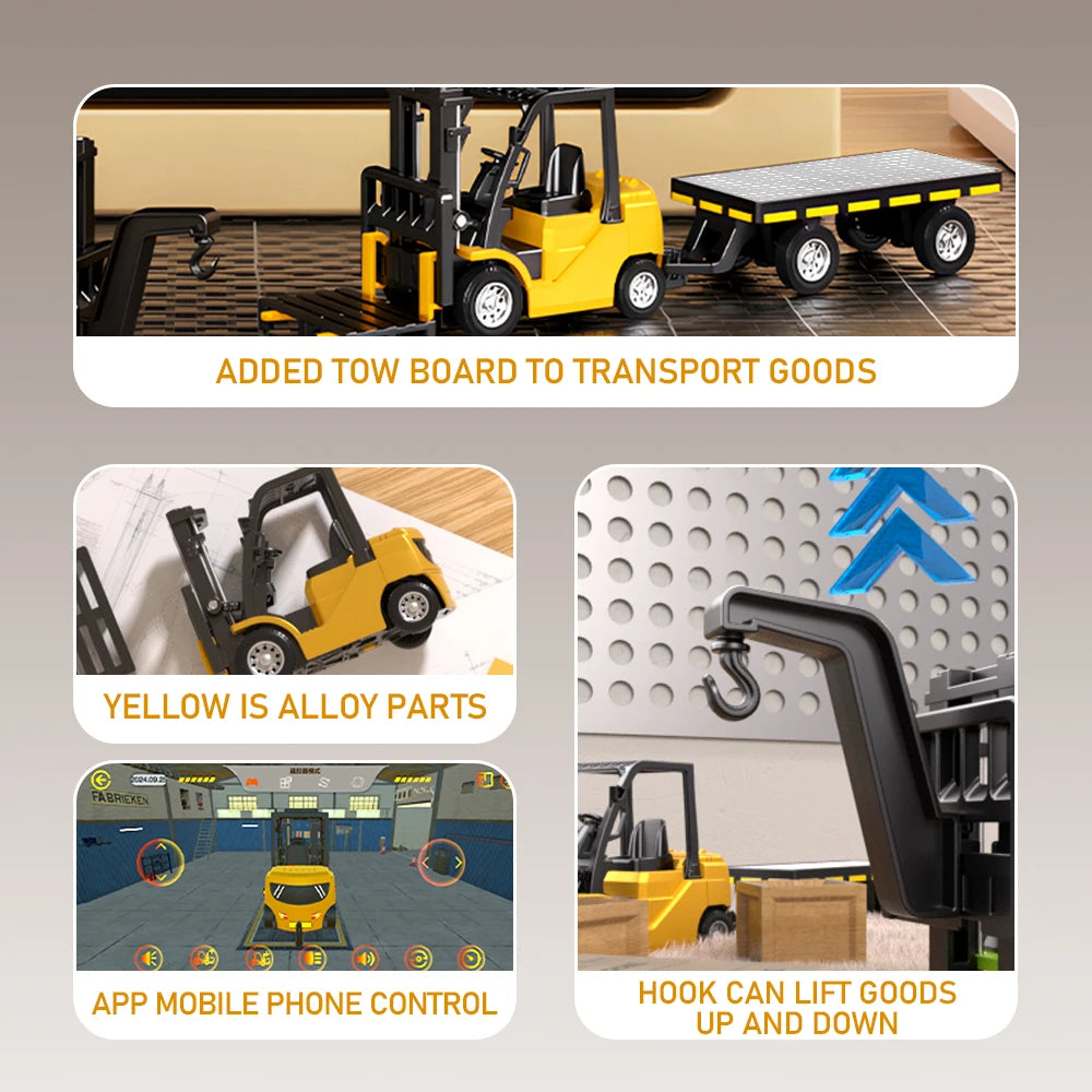 Mini RC Forklift Built to Work.